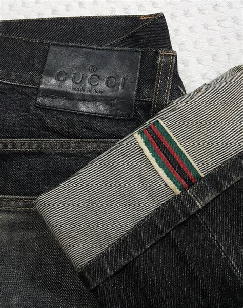 gucci selvedge jeans|Gucci jeans sale.